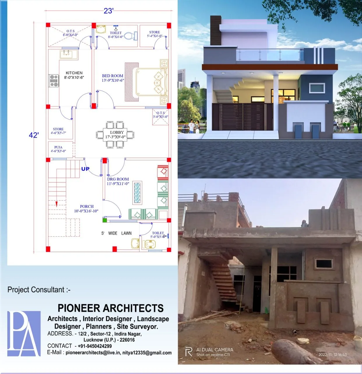Pioneer Architects — design to built, residential