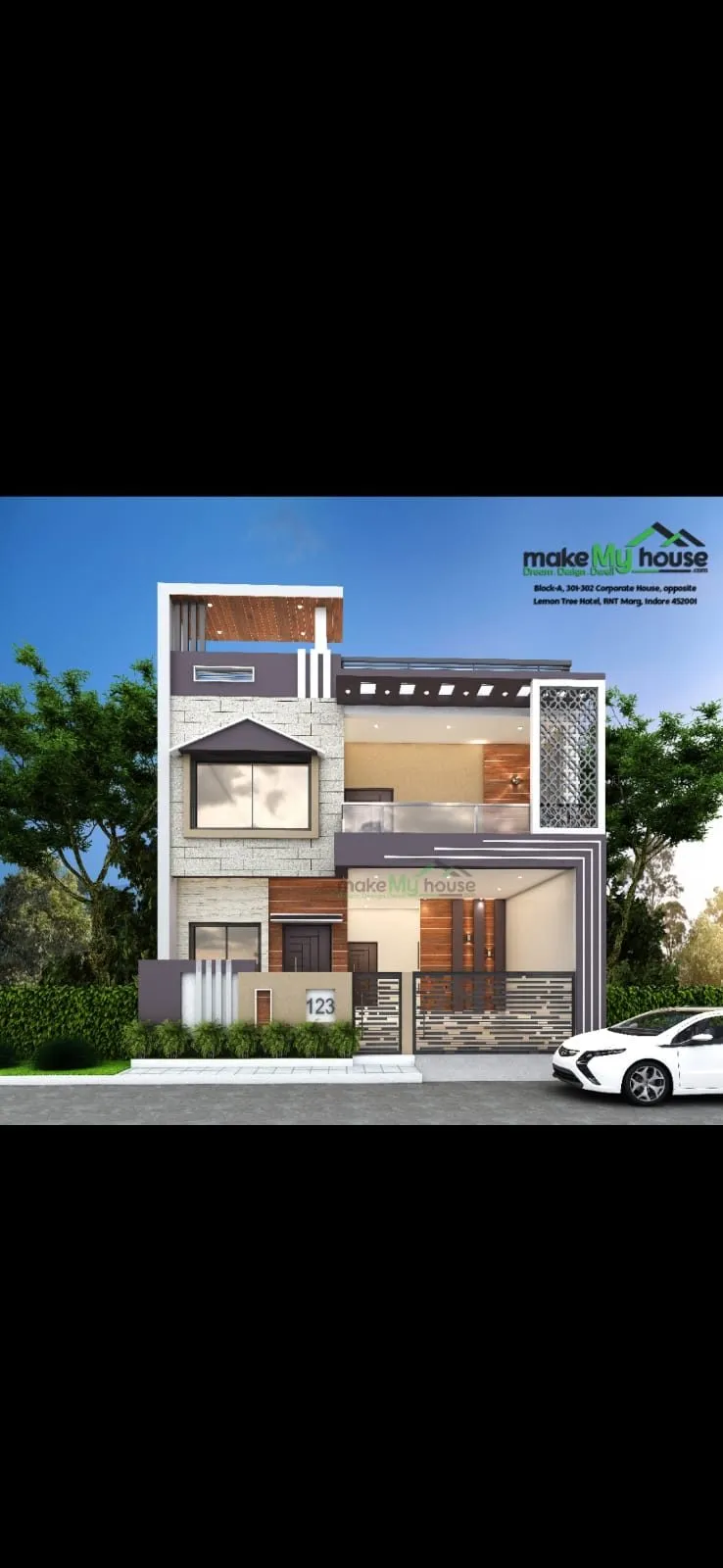 Pioneer Architects — residential 3D elevation