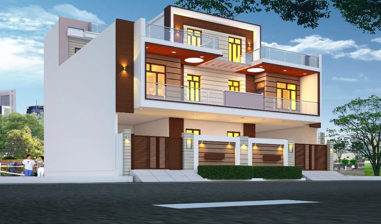 Pioneer Architects — residential 3D elevation