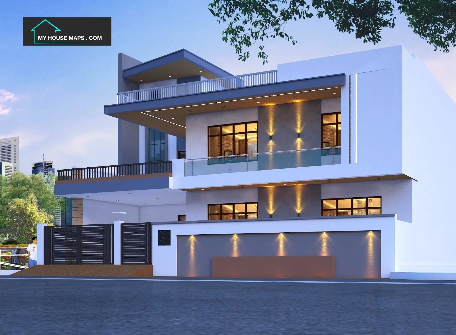 Pioneer Architects — residential 3D elevation